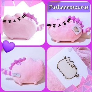 NWT Pusheen Pusheenosaurus Cotton Candy Pink Plush